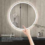 CERANO - Koupelnové LED zrcadlo Eterno - Ø 90 CER-8050BD6955