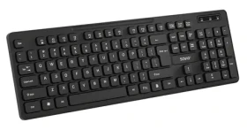 SAVIO KB-02 černá / Klávesnice / Bezdrátová / 2,4 GHz / QWERTY (KB-02)