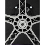 Dětská židle, výškově nastavitelná, fialová síťovina, KA-K2008 PUR