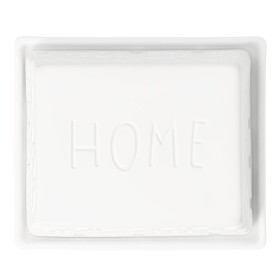 Räder Porcelánová máslenka Home Sweet Home, bílá barva, porcelán