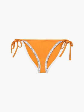 Spodní díl plavek KW01711 ZEG oranžové Calvin Klein oranžová-bílá