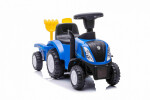 Mamido Dětské odrážedlo traktor s přívěsem New Holland T7 modrý