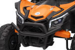 Mamido Elektrické autíčko Buggy Madman bílé | UTV-MX 4x4 | EVA kola | 12V 10Ah | EKO kůže