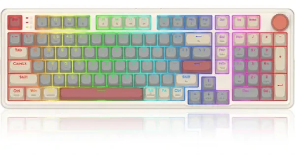 Redragon Eisa 100 K768WGR-WL / Herní klávesnice / mechanická / Redragon RPC / bezdrátová (K768WGR-WL)