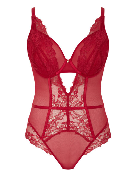 Cleo Selena Bodysuit ruby red 10625 70G