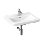 JIKA - Cubito Umyvadlo 55x42 cm, s přepadem, s otvorem pro baterii, bílá H8104220001041