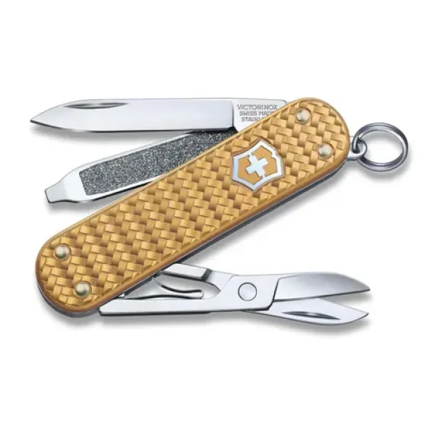 VICTORINOX Kapesní nůž Classic Precious Alox Brass Gold (0.6221.408G)