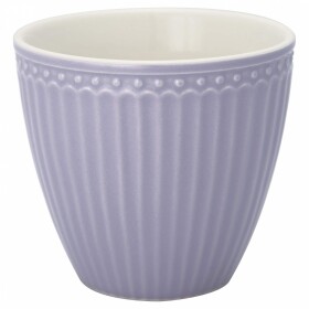 GREEN GATE Latte cup Alice Lavender 300 ml, fialová barva, keramika 350ml