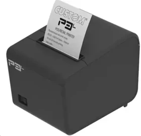 Custom P3L černá / Termotiskárna účtenek / 58 80mm / 203dpi / USB / RS-232 / LAN (911MX010300733)