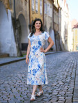 EVONA a.s. Dámské dlouhé šaty JOANA 631 - Dámské dlouhé šaty JOANA 631 631 XXL