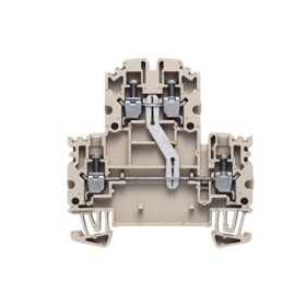 W-Series, Double-tier terminal, Screw connection, Direct mounting, Beige WDK 2.5N V 1041610000 Tmavě béžová Weidmüller 100 ks
