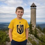 Outerstuff Dětské tričko Vegas Golden Knights NHL Tomáš Hertl #48 Player T-Shirt Velikost: Dětské M (136 – 152)