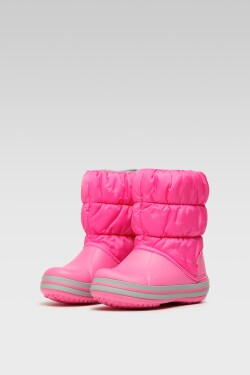 Kotníkové boty Crocs WINTER PUFF BOOT T 14613-6TR Materiál - Croslite,Látka/-Látka