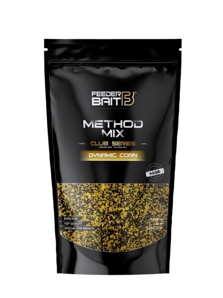 FeederBait Method Mix Club Series Dynamic Corn 800g,FeederBait Method Mix Club Series Dynamic Corn 800g