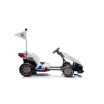 Mamido Dětská elektrická motokára BMW Gokart s funkcí driftu bílá