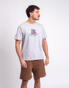Tričko Service Works Family Fruit Tee HEATHER GREY