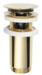 Omp Tea - Umyvadlová výpust 5/4“, click-clack, velká zátka, max 80, zlato 7533.370.5.3
