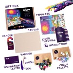 OKTO Malování hmotou motiv "#Park Guell - Barcelona" 30x40 cm, OKTO, W051127