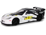 Mamido Sportovní auto na dálkové ovládání RC Corvette C6R 1:18 bílé