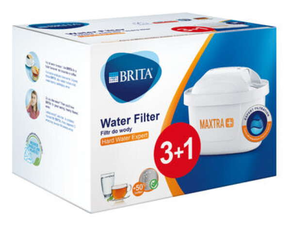 Brita Maxtra+ Hard Water Expert 4 ks / filtrační vložka (4006387104207)