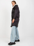 Černá zimní bunda s odepínacími rukávy Factory Price (TR8139) odstíny černé S (36)