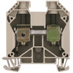 Weidmüller Z-series, Feed-through terminal, Rated cross-section: 2,5 mm², Tension clamp connection, Wemid, Dark Beige, ZDU 2.5 1608510000-100 100 ks