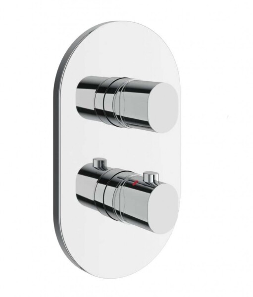 RAVAK - Chrome II Termostatická baterie pod omítku, pro 3 spotřebiče, chrom X070457