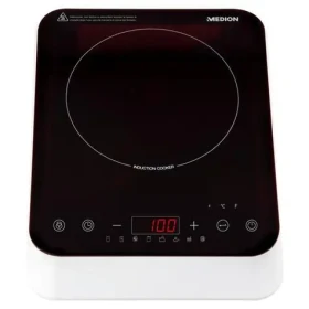 Medion LIFE MD 18490 černo-bílá / Indukční vařič / 2000 W / 10 úrovní výkonu / LED displej (50076206)
