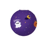 Lampion koule Halloween papírový, průměr 30 cm - mix motivů