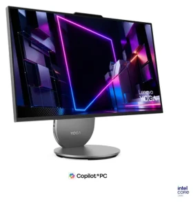 Lenovo Yoga AIO 27IPH11 šedá / Počítač all-in-one / 27" QHD 120Hz / Intel Core Ultra 7 356H 1.9GHz / 32GB / 1TB SSD (F0JR000MCK)