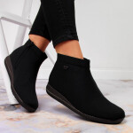 Černé zateplené dámské boty Rieker W 98251-00 dámské 36