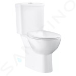 GROHE - Bau Ceramic WC kombi set s nádržkou a sedátkem softclose, rimless, alpská bílá 39604000