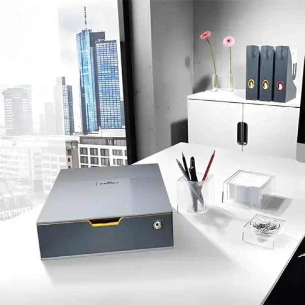 Durable VARICOLOR SAFE / Zásuvkový box / Uzamykatelný / 1 zásuvka / A4, C4 / Plast (760127)