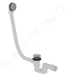 Kielle Vanová odtoková a přepadová souprava Click-Clack, délka 1000 mm, chrom 116010110