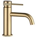 Baterie umyvadlová REA Lungo Grip zlatá kartáčovaná