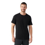 Pánské merino tričko s krátkým rukávem SMARTWOOL Men's Active Ultralite Short Sleeve, Black velikost: L