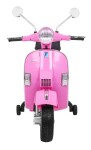 Mamido Dětský elektrický skútr Vespa růžový