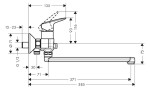 HANSGROHE - Logis Vanová baterie, chrom 71402000