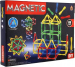 Magnetická stavebnice 148ks plast/kov v krabici 30x22x4cm