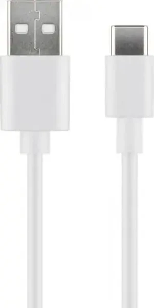 MicroConnect kabel USB3.1 C (M) - USB2.0 A (M) 0.5m bílá / 480Mbit/s (USB3.1CCHAR05W)