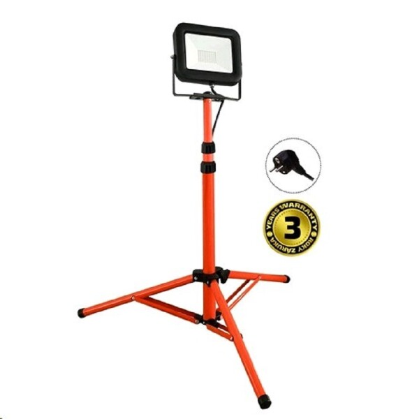 LED reflektor s vysokým stojanem 100W 9000lm kabel se zástrčkou Solight