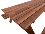 ROJA PIKNIK zahradní set dřevěný - 220cm - mořený