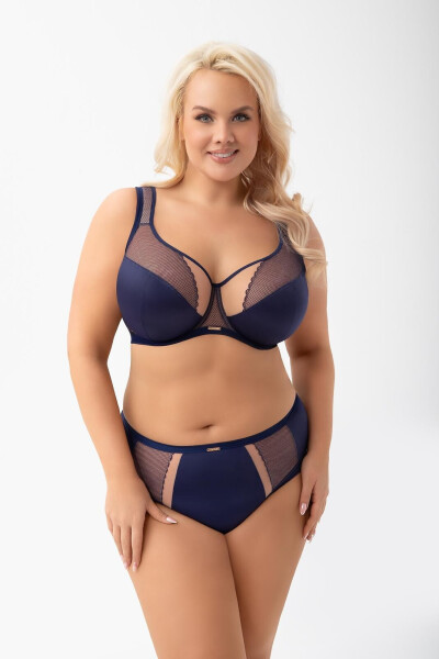 Měkká podprsenka Gorsenia K441/1 Luisse tmavě modrá 85I