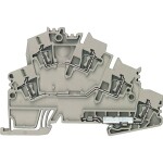 Weidmüller 1938330000 dvojitá svorka pružinová svorka hnědá, Tmavě béžová 50 ks