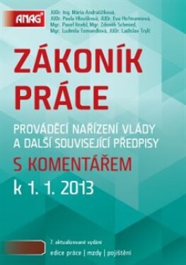 Zákoník práce komentářem 2013