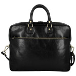 Luxusní kožená business taška Benedikt, černá