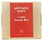 Be Nice EKO Motivační karty s citáty Tomáše Bati