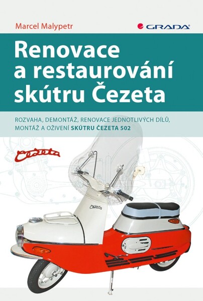 Renovace restaurování skútru Čezeta