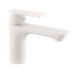 RAV Slezák - VLTAVA - Umyvadlová baterie bez výpusti, Bílá matná, Bílá - matná, 3,8" VT426.0BMAT