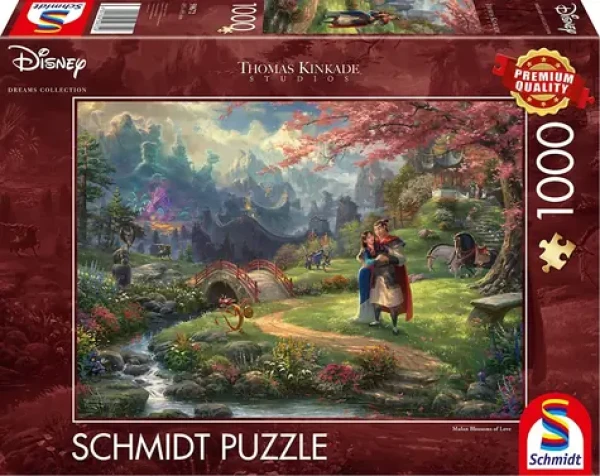 SCHMIDT Puzzle Mulan: Květy lásky